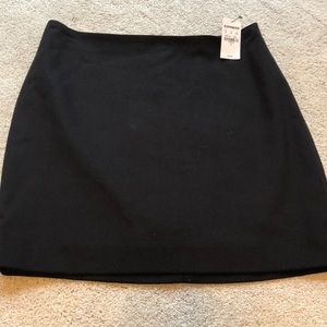 Express black mini skirt